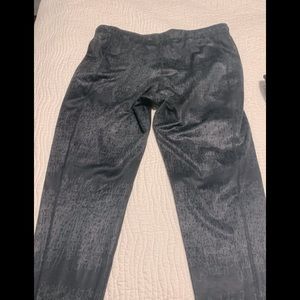 Size XL Nike pro leggings Black full length with JDI graffiti all over in grey